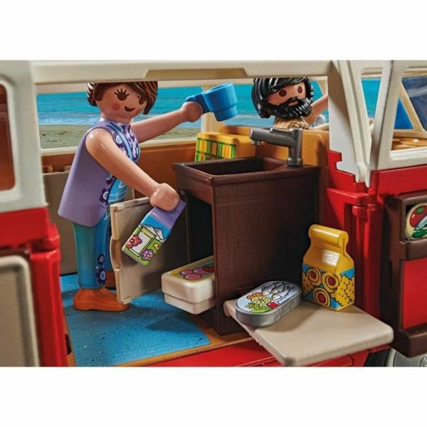 Vehicle Playset Playmobil 70176 Volkswagen T1 Bus Red Online Hot Sale