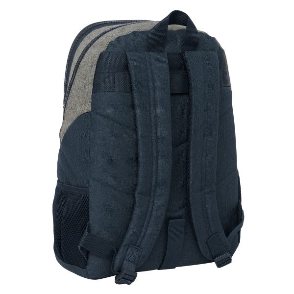 School Bag Kappa Dark navy Grey Navy Blue 32 x 44 x 16 cm Online Sale