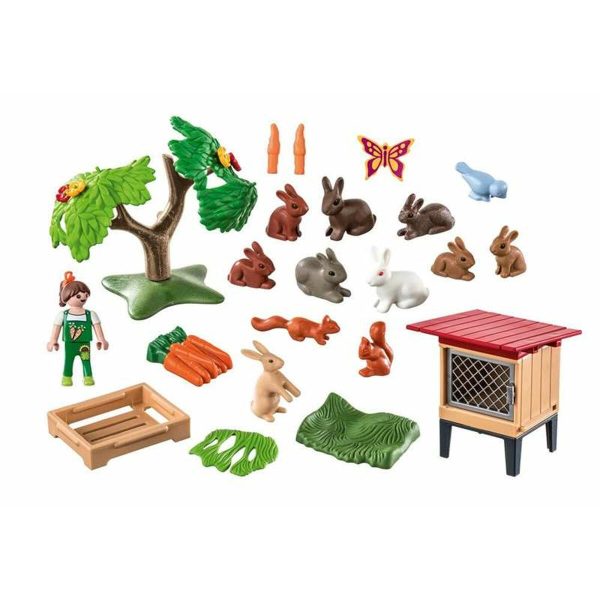 Playset Playmobil 71252 Country Rabbit Hutch 41 Pieces Online