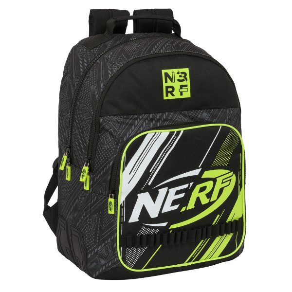 School Bag Nerf Get ready Black 32 x 42 x 15 cm For Sale