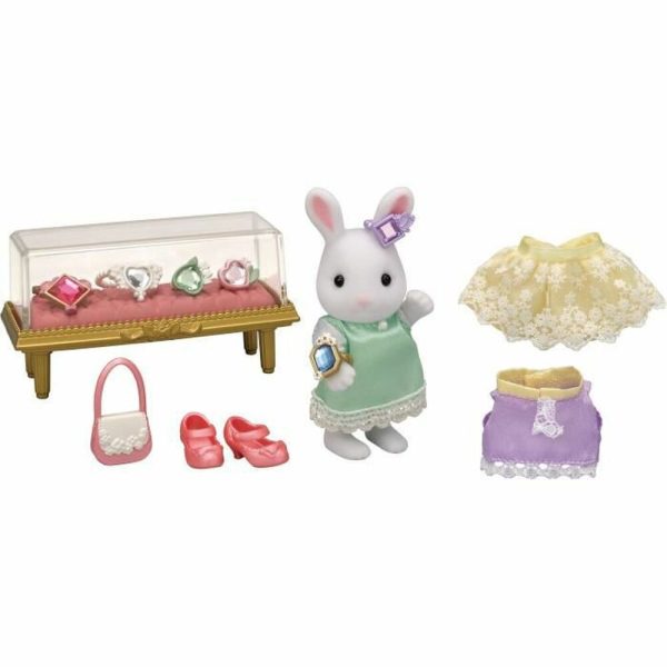 Playset Sylvanian Families The Snow Bunny Fashion Suitcase and Big Sister Online Hot Sale