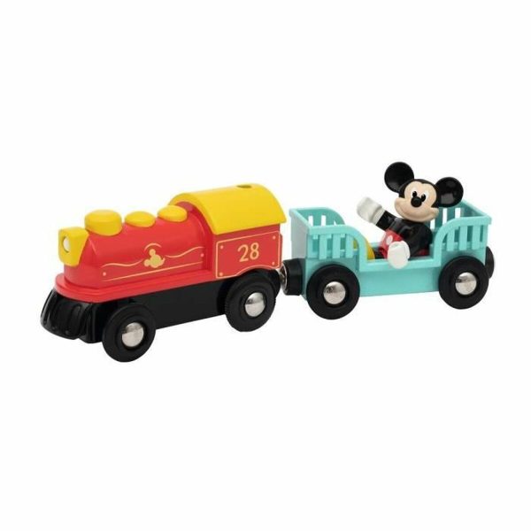 Playset Brio Micky Mouse Battery Train 3 Pieces Fashion