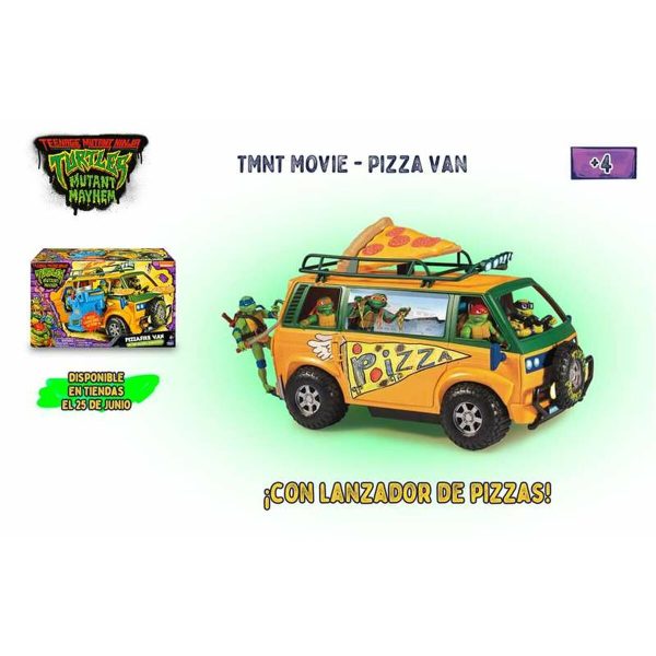 Caravan Teenage Mutant Ninja Turtles Pizza Van Cheap