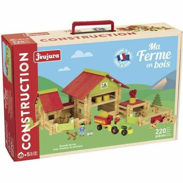 Playset Jeujura Large farm 220 Pieces Online Sale