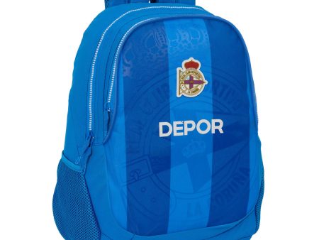 School Bag R. C. Deportivo de La Coruña Blue 32 x 44 x 16 cm on Sale