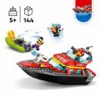 Playset Lego City 60373 The firefighters  rescue boat Multicolour 144 Pieces Online Sale