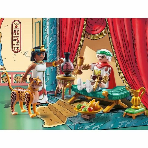 Playset Playmobil 71270 - Asterix: César and Cleopatra 28 Pieces For Discount