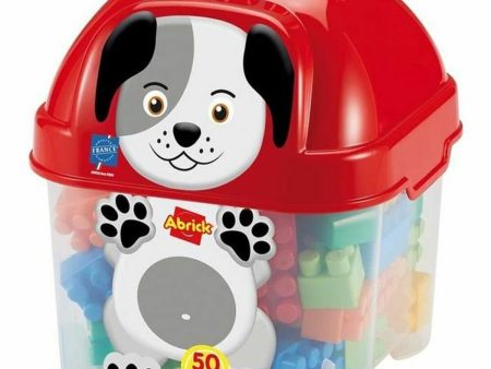 Playset Ecoiffier Dog barrel 50 Pieces Supply