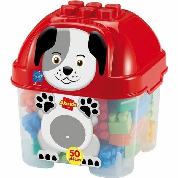 Playset Ecoiffier Dog barrel 50 Pieces Supply