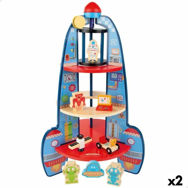 Playset Woomax 9 Pieces 2 Units 32,5 x 53,5 x 32,5 cm Online Hot Sale