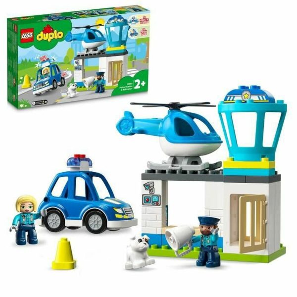 Playset Lego Police Station and Police Helicopter 40 Pieces Cheap