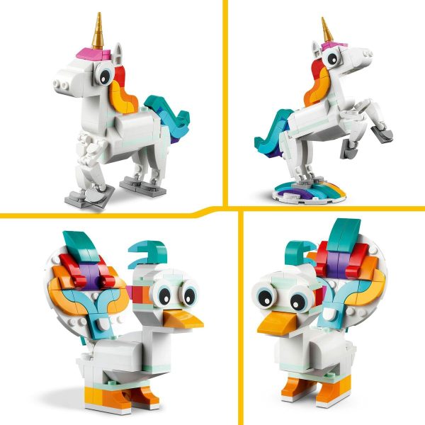 Playset Lego Creator Magic Unicorn 31140 3-in-1 145 Pieces Online now