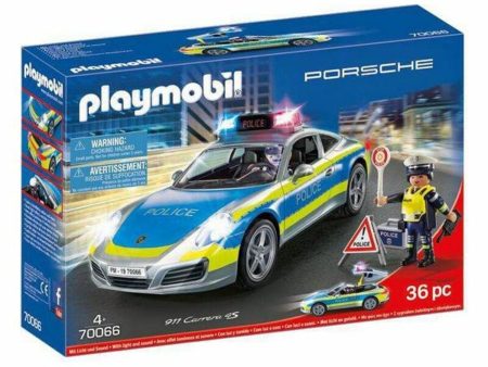 Playset Porsche 911 Carrera 4S Police Playmobil 70066 (36 pcs) Online