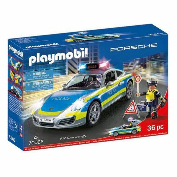 Playset Porsche 911 Carrera 4S Police Playmobil 70066 (36 pcs) Online