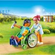 Playset Playmobil City Life Patient in Wheelchair 20 Pieces Discount