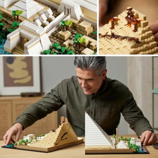 Playset   Lego 21058 Architecture The Great Pyramid of Giza         1476 Pieces Online Hot Sale