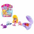 Set of Bath time Animals BL. CORALITOS-SIRENA Y ANIMALITOS PACK 6,17.8X15X3.8 BIZAK Bizak 3507580 (6 pcs) (6 Units) For Discount