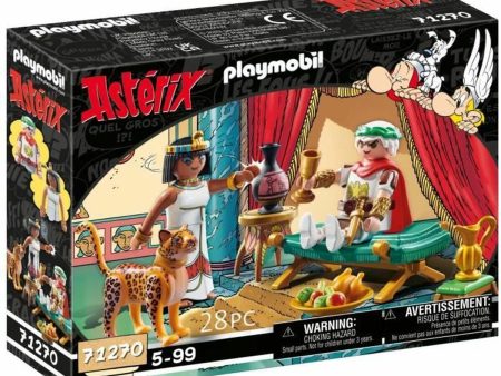 Playset Playmobil 71270 - Asterix: César and Cleopatra 28 Pieces For Discount