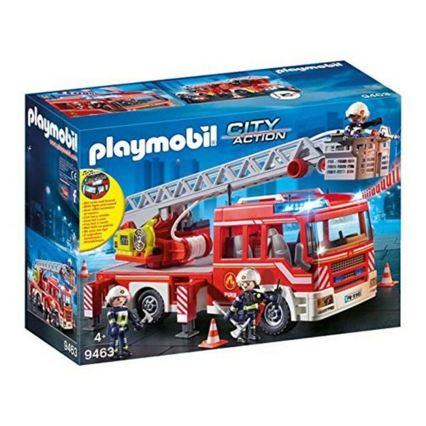 Vehicle Playset City Action Playmobil 9463 (14 pcs) Fire Engine Sale