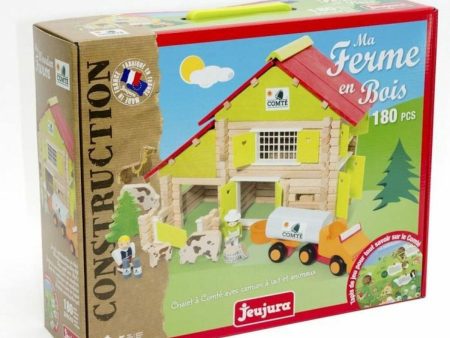 Playset Jeujura My Wooden Farm 180 Pieces Online