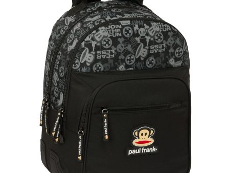 School Bag Paul Frank Join the fun Black 32 x 42 x 15 cm Online Hot Sale