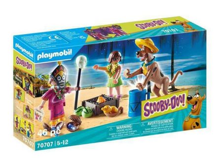 Playset Scooby Doo Aventure with Witch Doctor Playmobil 70707 (46 pcs) For Sale