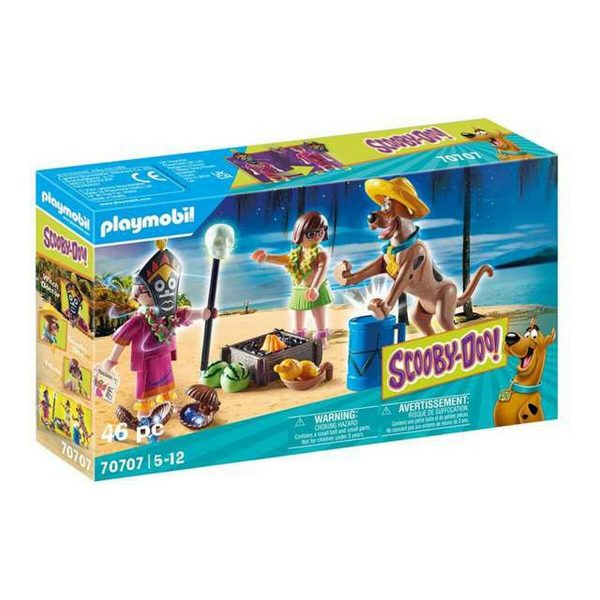 Playset Scooby Doo Aventure with Witch Doctor Playmobil 70707 (46 pcs) For Sale