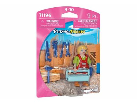 Playset Playmobil 71196 Playmo-Friends Technician 9 Pieces For Discount