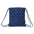 Backpack with Strings Benetton Cool Navy Blue 35 x 40 x 1 cm Supply