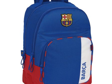 School Bag F.C. Barcelona Blue Maroon 32 x 42 x 15 cm Online