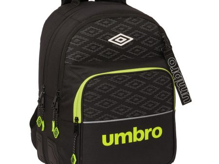 School Bag Umbro Lima Black 32 x 42 x 15 cm on Sale