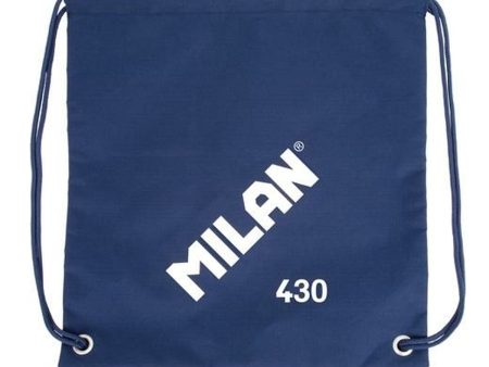 Backpack with Strings Milan Since 1918 Blue 42 x 34 x 0,7 cm Online Hot Sale