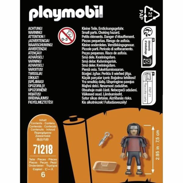 Playset Playmobil Naruto Shippuden - Hashirama 71218 6 Pieces Online Hot Sale