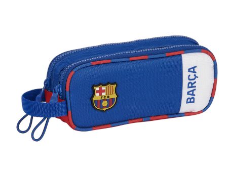 Double Carry-all F.C. Barcelona Blue Maroon 21 x 8 x 6 cm Fashion