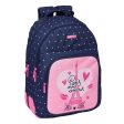 School Bag Safta Paris Pink Navy Blue 32 x 42 x 15 cm Supply